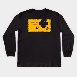 Play Of The Game : As Brigitte Kids Long Sleeve T-Shirt